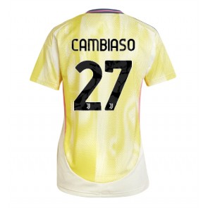 Juventus Andrea Cambiaso #27 Dámské Venkovní Dres 2024-25 Krátký Rukáv